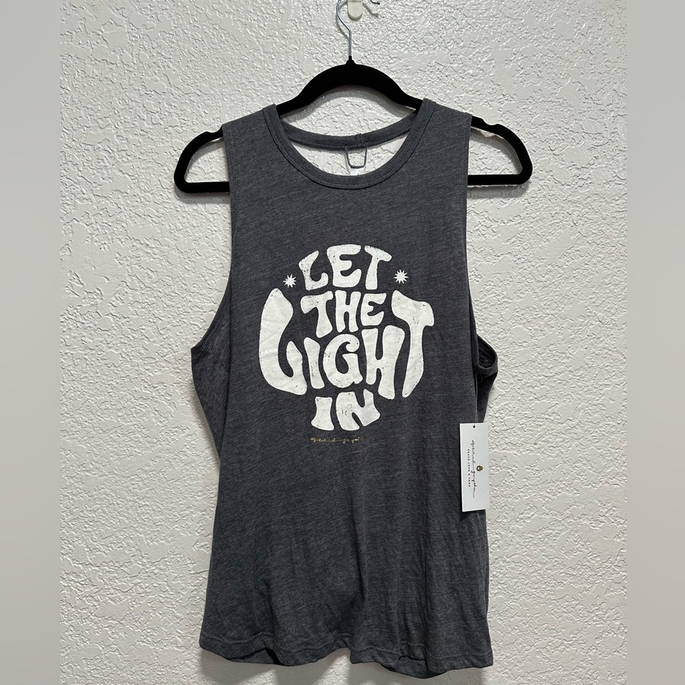 New spiritual gangster tank - Size L- color: gray